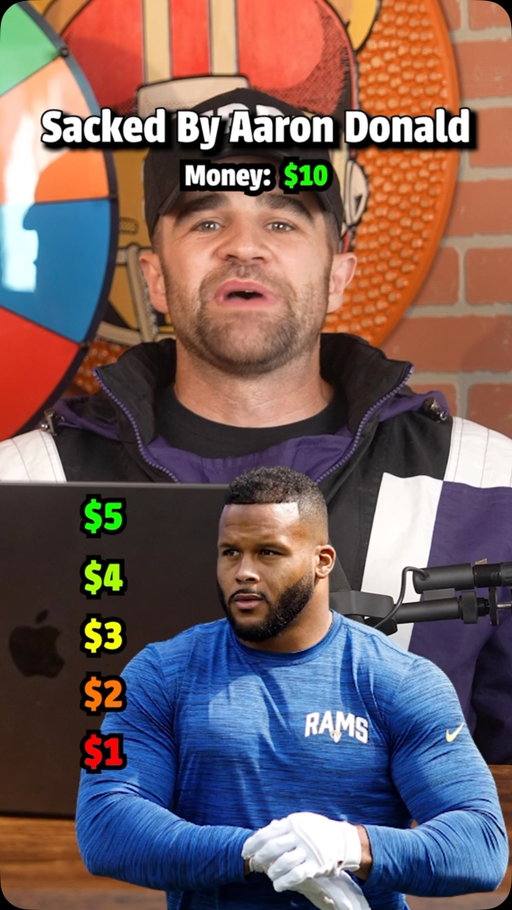 Spend $10 to Get SACKED By Aaron Donald 🏈 😂