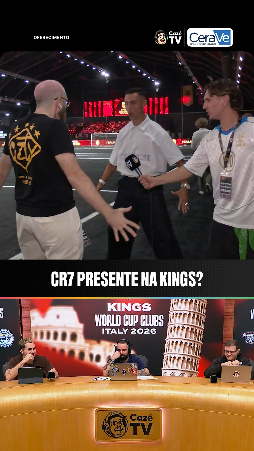 SIMPLESMENTE O O SÓSIA OFICIAL DO CRISTIANO RONALDO KKKKKKKK 🤣 

APROVADO? 🤖

🚨 KINGS LEAGUE WORLD CUP CLUBS AO VIVO NA CAZÉTV!

#KingsLeagueNaCazéTV #TempoRealCazéTV #Cerave #Loréal #CristianoRonaldo #cztv07 #VideoPatrocinado #KingsWorldCupClubs