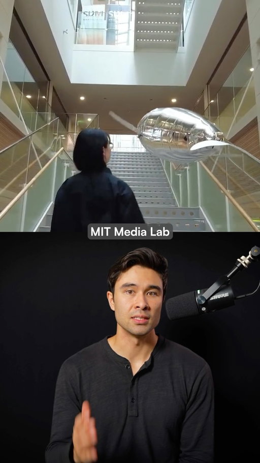 Researchers at Keio University and the MIT Media Lab have built a robot you’re actually meant to touch.

The soft, helium-filled robot drifts through a room on gentle flapping fins, quiet and free of the loud buzz of a drone. 

The idea is to sidestep the “uncanny valley,” the unease that rigid, almost-human robots tend to trigger. 

With no face to get wrong and a soft, lightweight body, it communicates through movement alone, the way it hovers, drifts, and leans, and it has no rotors or pinch points to hurt you on contact.

In their demos, the team showed it working as an alarm clock that nudges you awake, a study buddy, a reminder to get up and move, even a dance partner. 

Their bet is that people will welcome a robot into their personal space, a bit like a pet, as long as the hardware is built to be touched. 

If they’re right, the friendliest home robots of the future might not walk or roll. They might simply float.

Study: “Floating Companion: Exploring Design Space for Soft Floating Robots in Indoor Environments”

DOI: 10.1145/3800645.3813051