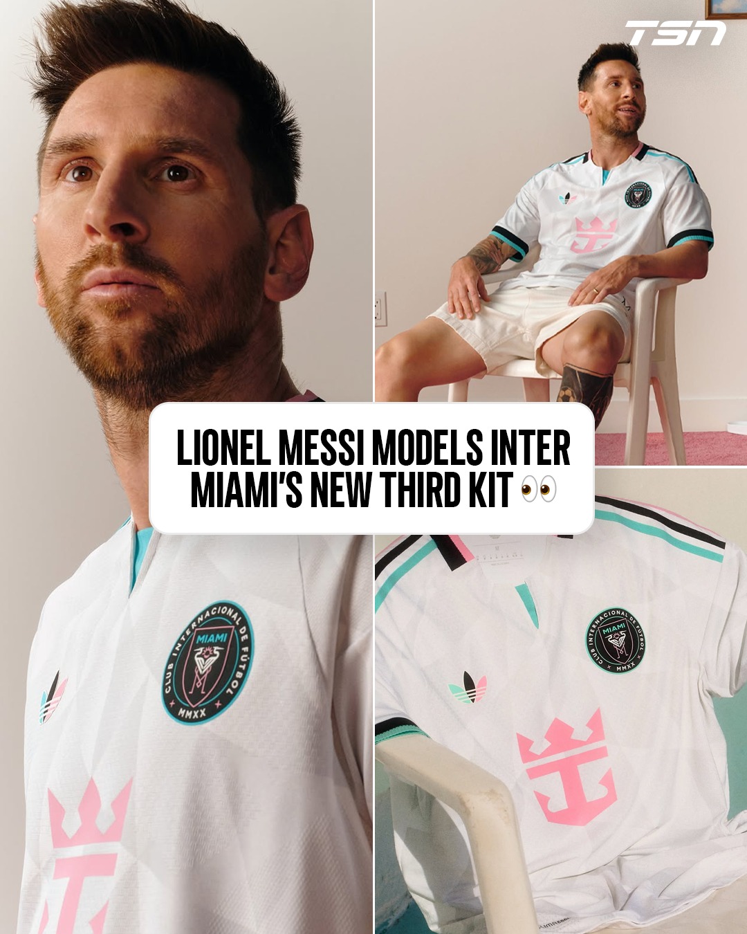 Having Lionel Messi on your team is basically a marketing hack for unveiling a new kit 😅👏

📸: @intermiamicf