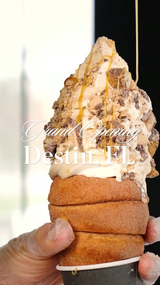 DESTIN, FL… it’s finally happening!!🍦⁠
⁠
Crispy Cones is officially coming to Destin and we’re celebrating BIG for our Grand Opening!⁠
⁠
Join us FRIDAY, AUGUST 14TH and be among the first to experience our warm, golden pastry cones filled with rich, creamy soft serve and toppings you’ll be dreaming about later 😍⁠
⁠
Follow us on Instagram and enjoy a FREE pastry cone at the Grand Opening!⁠
⁠
📍 16055 Emerald Coast Pkwy unit 104, Destin, FL⁠
🕛 12:00 PM – Midnight⁠
⁠
Grab your friends, come hungry, and help us kick off our Destin cone era!!⁠
⁠
Tag someone who needs to be there opening day ⬇️⁠
⁠
#DestinFL #GrandOpening #CrispyCones #DestinEats #FloridaFoodies
