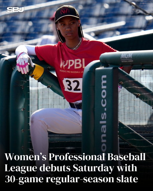 A new league is here ⚾ 

The Women's Professional Baseball League debuts Saturday with its inaugural 30-game season across Boston, N.Y., S.F. and L.A. — all played at Robin Roberts Stadium in Springfield, Ill. 

According to the Boston Globe, Opening Day is already sold out.