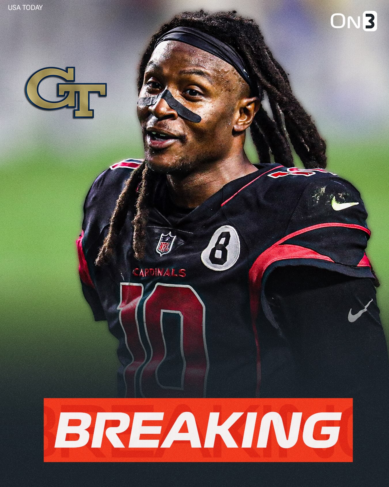 Georgia Tech is expected to hire former NFL star WR DeAndre Hopkins to its offensive staff, CBS reports.

Follow @On3CFB for year round College Football content