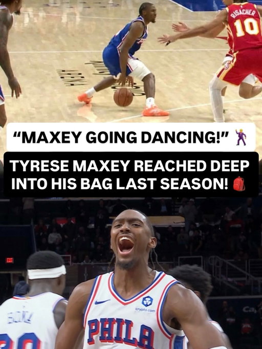 @tyresemaxey: deep in his duffle last season 👜 The 5th-leading scorer in 2025-26 (28.3 PPG) is gearing up for Year 7 with the @sixers!