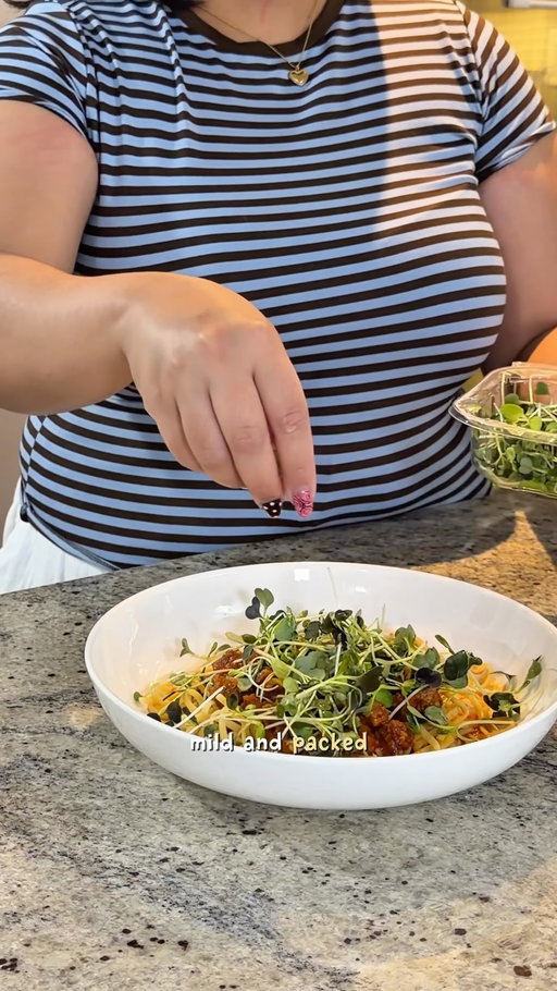 Not all greens are the same 🌱✨

GoodLeaf Rainbow Mix Microgreens make adding more freshness, flavour, and nutrition to my everyday meals so easy. I can sprinkle them over pasta, add them to breakfast, or even blend them into a smoothie.

One serving has 105% of your daily value of vitamin K, and because they’re grown with zero pesticides, there’s no washing required. Just open, add, and enjoy! Plus, they’re proudly Canadian 🇨🇦

A simple everyday add-on that makes healthy eating feel a little easier and a lot more delicious! 

#ugc #contentcreator #ugccommunity #reels #ugccontentcreator 

ugccreator, lifestyle ugc, food content creator, toronto, canada creator, toronto content creator, yap, ugc creator in toronto, in store ugc, yap ugc content creator, pet ugc, pet ugc creator, tech ugc creator, saas ugc creator, toronto ugc, day in my life, yap style ugc creator, food ugc