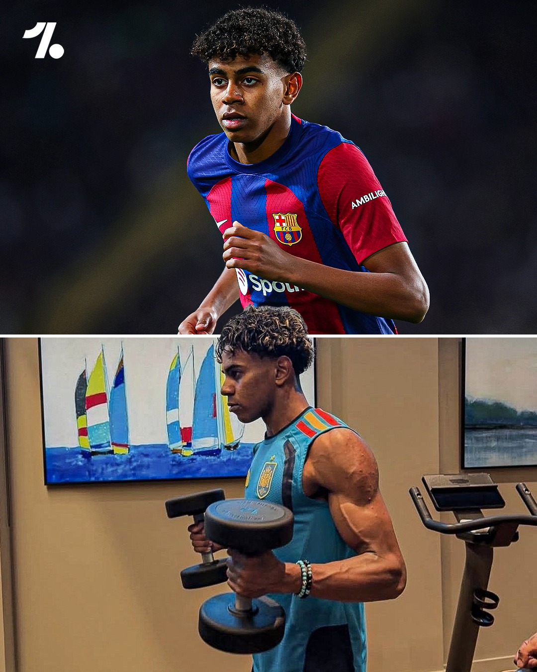 Lamine Yamal isn't the first player to bulk up over summer 💪😳