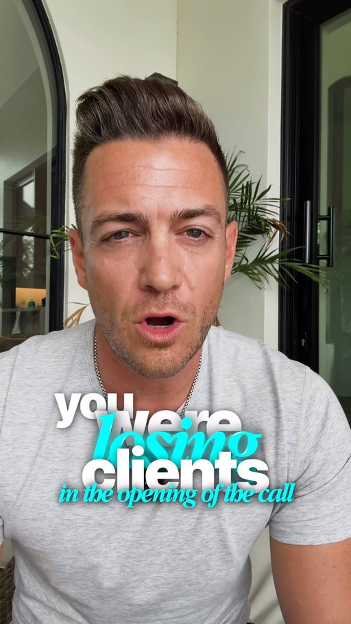 This millionaire never opens a sales call talking about himself. Here’s why.

#businessadvice #entrepreneurtips #mindsetshift