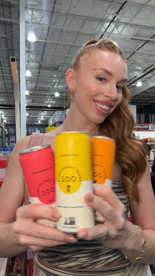 Summer hydration hack on repeat!🥥🥭🍉🍍🌴
@100coconuts is a delicious, natural, sugar free coconut water from Vietnam mixed with real fruit juice. 
At @costco in the Chicagoland area this weekend only!
#Costco #100coconuts #coconutwater #costcofinds #healthydrinks