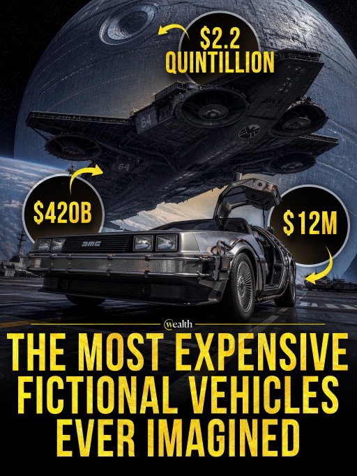 Fiction’s largest machines make billion-dollar superhero hardware look cheap. 🚀

The fictional price tags range from $3.2 million for Kaneda’s bike in Akira to $50 septillion for Doctor Who’s TARDIS. The Millennium Falcon sits at $18.2 billion, while Star Wars’ DS-1 battle station reaches $2.2 quintillion.

These estimates change sharply with assumptions about size, materials, labor and imaginary technology. Published Death Star calculations alone have ranged from $8.1 quadrillion to $193 quintillion.

#ScienceFiction #StarWars #DoctorWho #Marvel #FictionalVehicles
