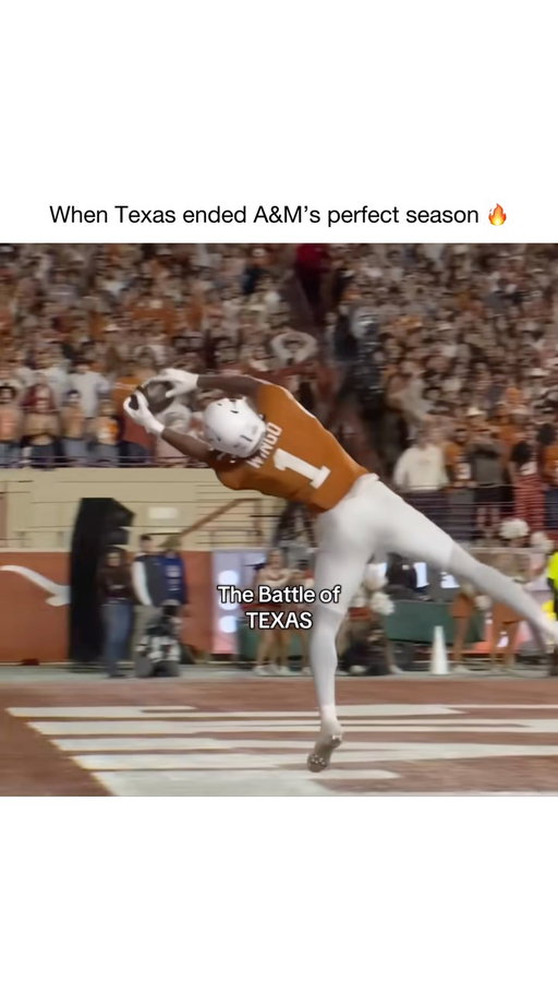 Texas ended Texas A&M’s dream season. 🤘💔

Texas A&M entered the Lone Star Showdown at 11-0 with everything still on the table. An undefeated regular season, an SEC Championship appearance, and a national title run were all within reach. Then Texas came into Austin and slammed the door shut.

The Longhorns pulled off one of the biggest rivalry wins in recent memory, handing the Aggies their first loss of the season and ending months of momentum in a single night. For Texas fans, it was the perfect way to beat their biggest rival. For A&M, it was a season that went from magical to heartbreaking in four quarters.

That’s why college football is different. One rivalry game can erase an entire season’s worth of perfection.

Follow us (@playxffs) for more football content! 🏈

#Texas #TexasAM #LoneStarShowdown #CollegeFootball #CFB