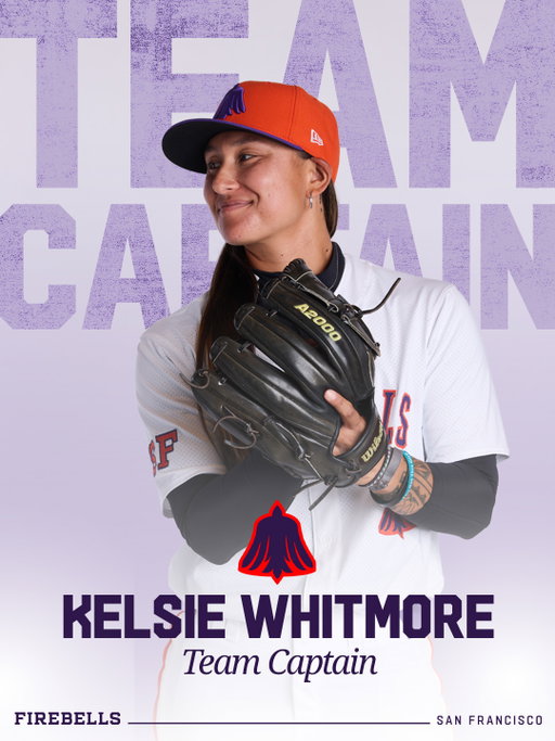 She wears number 3, but she's our number 1. 
First-overall draft pick Kelsie Whitmore has been named Captain of the San Francisco Firebells.