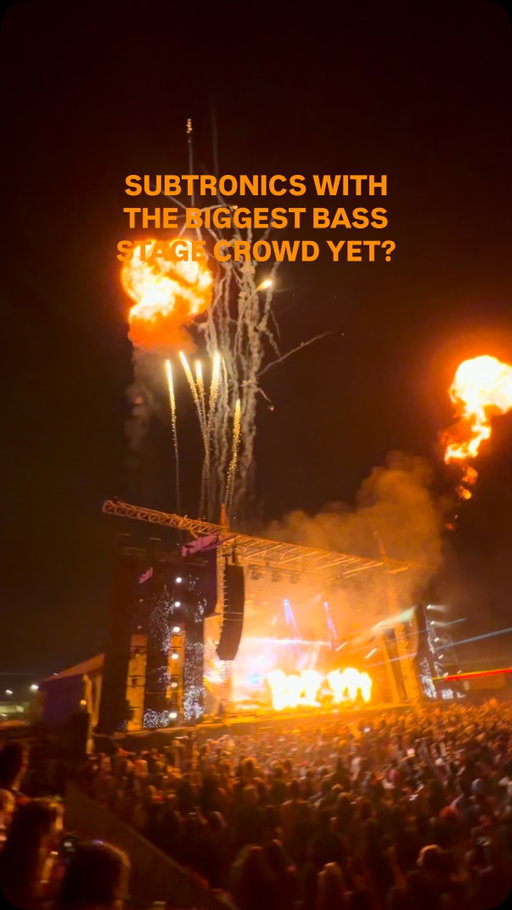 What the f*ck is good!? @subtronics with a hill full of people on a Friday… 🔥🔥