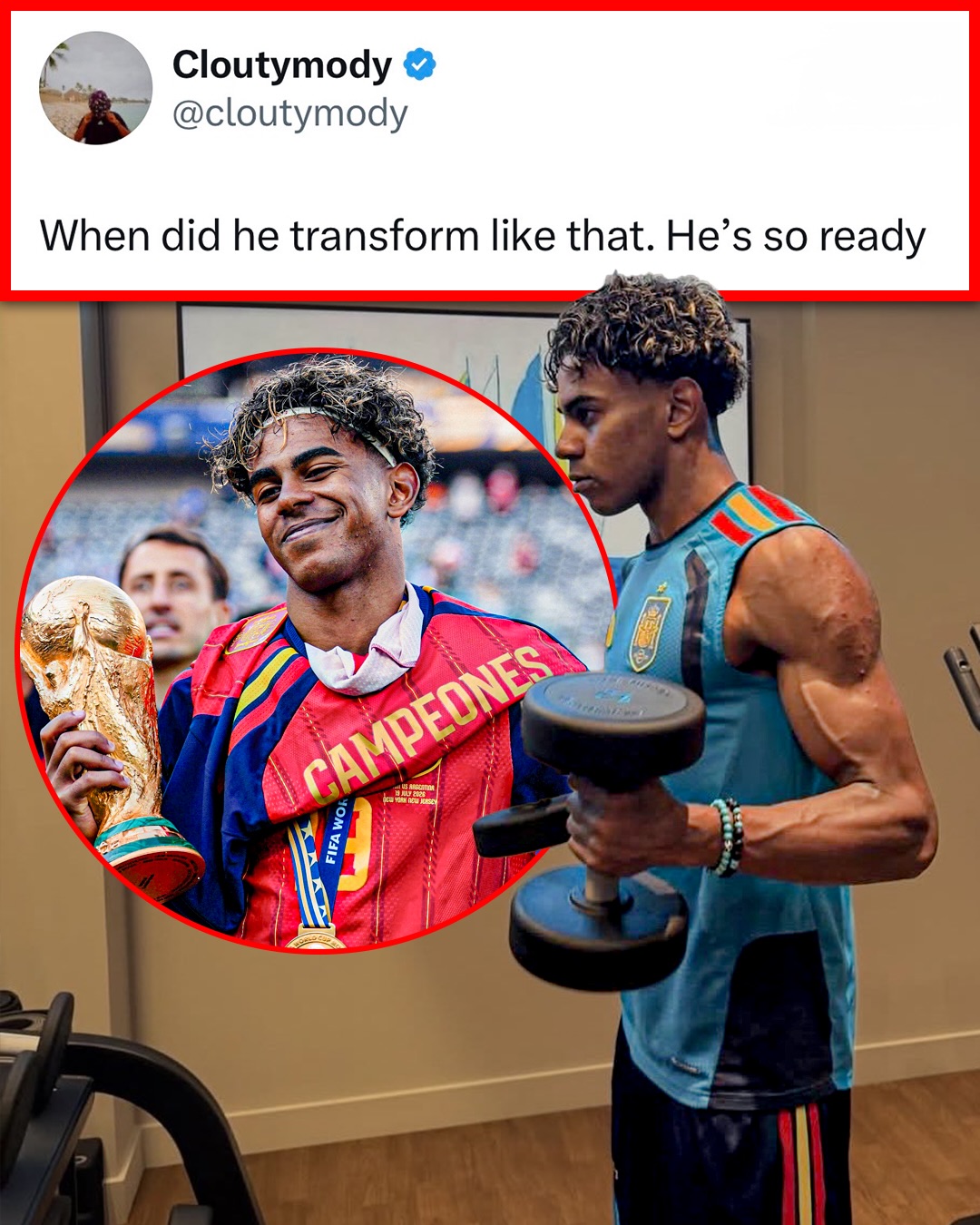 LAMINE YAMAL IS ON A MISSION 😤🚀

(h/t cloutmody/X, OnoyomDavid/X, Zakaira0318/X)