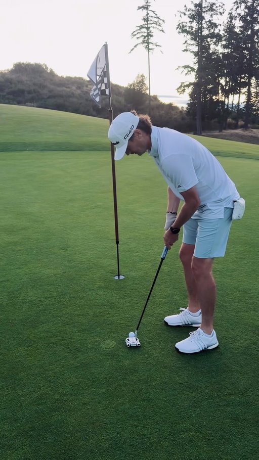 Just a simple tap in 🚗💨 #golf