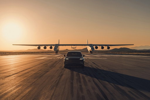 Cayenne meets world’s largest plane at 160 mph. ✈️⚡

The all-new Porsche Cayenne Turbo Electric just pulled off one of the wildest automotive feats ever—driving beneath Stratolaunch's ROC, the world's largest aircraft, during both takeoff and landing.

This wasn't a race. It was a test of absolute precision, stability, and trust. With 1,139 hp and speeds topping 170 mph (274 km/h), the Cayenne stayed perfectly positioned beneath the aircraft, proving that cutting-edge engineering can achieve the extraordinary.

When curiosity meets innovation, history happens. 🔥

🎥 Watch the full video: https://www.youtube.com/watch?v=VY0lxdCf0_g&t=1s

#Porsche #CayenneElectric #Stratolaunch #ROC #ElectricPerformance #Innovation #Engineering #EV #PerformanceSUV #Mojave #FutureOfMobility