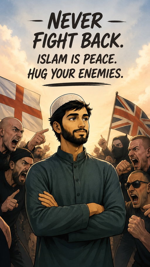 Disclaimer I’m aware that Desi population in parts of Birmingham like small heath and Alum Rock are serious as well as Bradford but outside of that there is a problem. #islamophobia #farright #selfdefence #desi