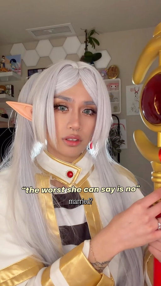Himmel level patience + Frieren level nonchalance 🧚🏼‍♀️❤️‍🔥🪽✨

audio by @tinyhatsfortinycats !!! 💗
———
#frierenbeyondjourneysend #frierencosplay #frierenanime #frierenxhimmel #canadiancosplayer 
——— 
caracakez, caracakez cosplay, frieren cosplay, frieren beyond journeys end, frieren cosplayer, frieren anime, cosplay content creator, cosplay creator, frieren, frierenxhimmel, frieren and himmel, frieren beyond journeys end cosplay, cosplay reveal