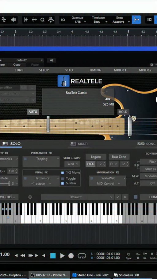 @musiclabcom RealTele is that JOINT!!!!!! Y'all in soooo much trouble now. #guitar #plugin #funk #musiccomposer  #music