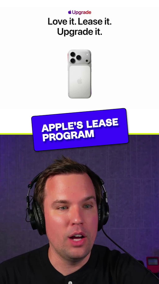 Apple wants you to lease your next iPhone, MacBook, or Apple Watch. Is this the future of buying tech or just a better version of carrier financing? #Vergecast #Apple #Tech
