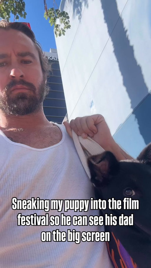 Dog wanted? It’s funny because the films name is God Wanted… #actor #funny #comedy #puppy #film