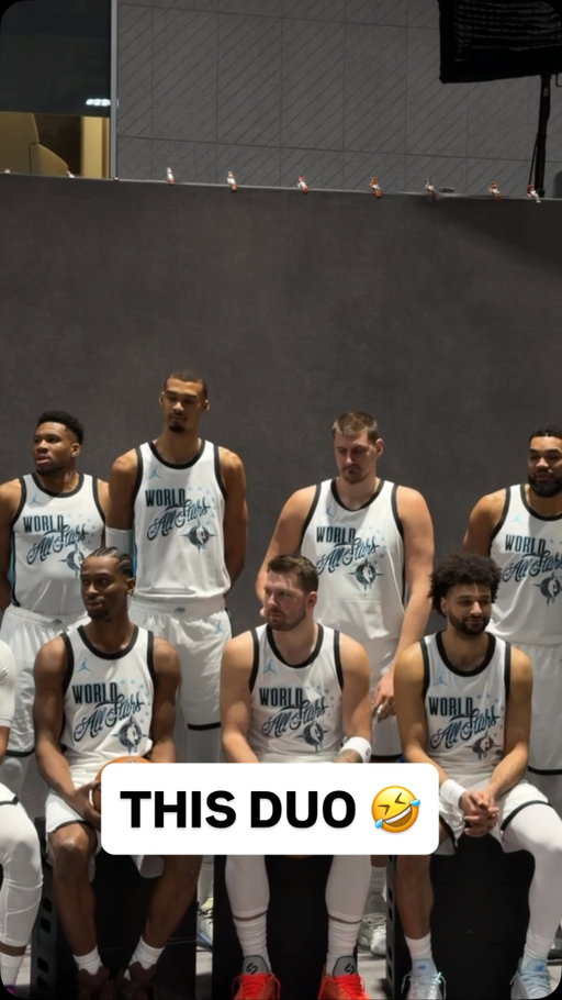 Tomfoolery content of @lukadoncic and Nikola at NBA All-Star 😂