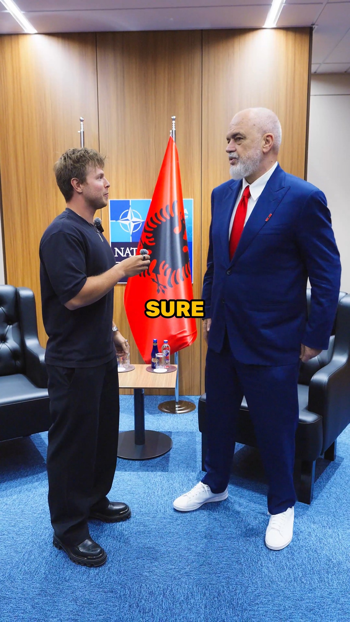 What I asked the Albanian Prime Minister 🇦🇱 

#careerladder #careeradvice #interesting #albania #nato