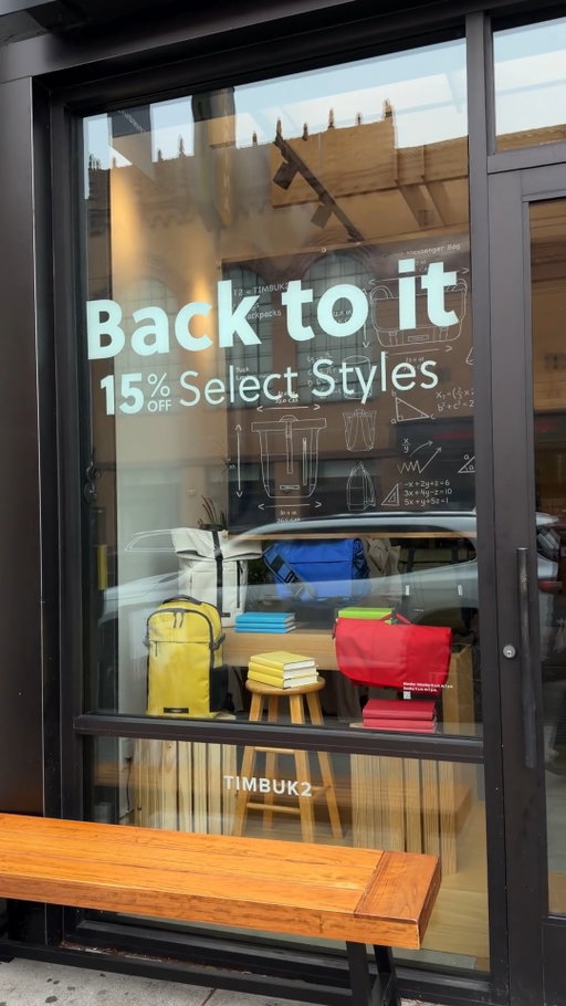 New class schedule, new bag to carry you through the semester. 

Shop our bags for our Back To School Sale. Save 15% on the bag that's ready to be your campus companion. Ends Sunday. Link in bio to shop.