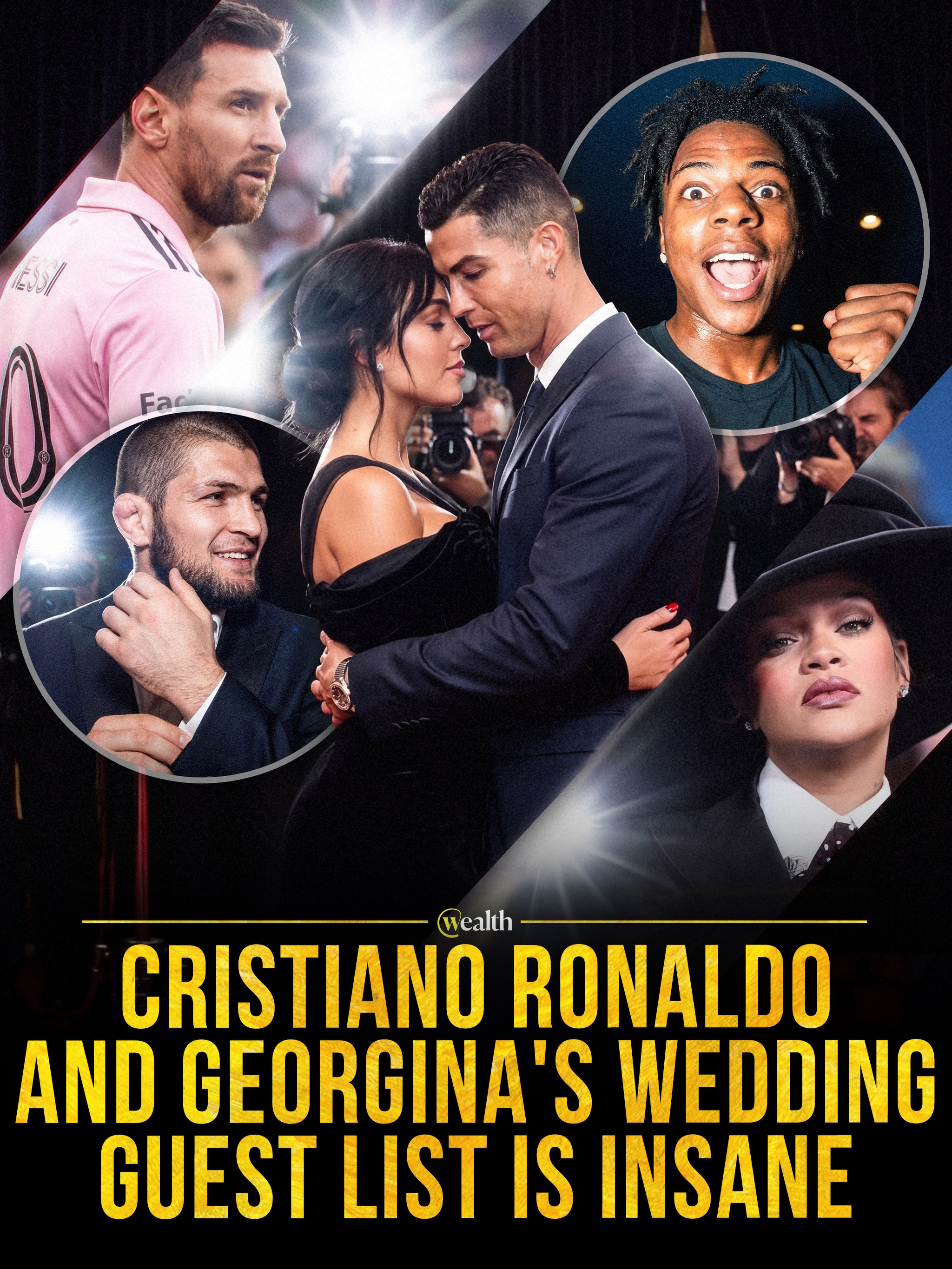 Cristiano Ronaldo and Georgina Rodríguez are reportedly set to tie the knot on August 1, with a guest list spanning sports, music and film. 💍 

The names range from Lionel Messi, Neymar and Kylian Mbappé to Rihanna, Drake and Jennifer Lopez. David and Victoria Beckham, Rafael Nadal, Vin Diesel, Khabib Nurmagomedov and IShowSpeed also feature.

The couple announced their engagement in August 2025, nearly nine years after meeting in Madrid.

#CristianoRonaldo #GeorginaRodriguez #CelebrityWedding #Football #Entertainment