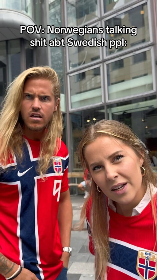 We are the ONLY ones allowed to do that☺️🇸🇪🇳🇴❤️ #norwegians #swedes