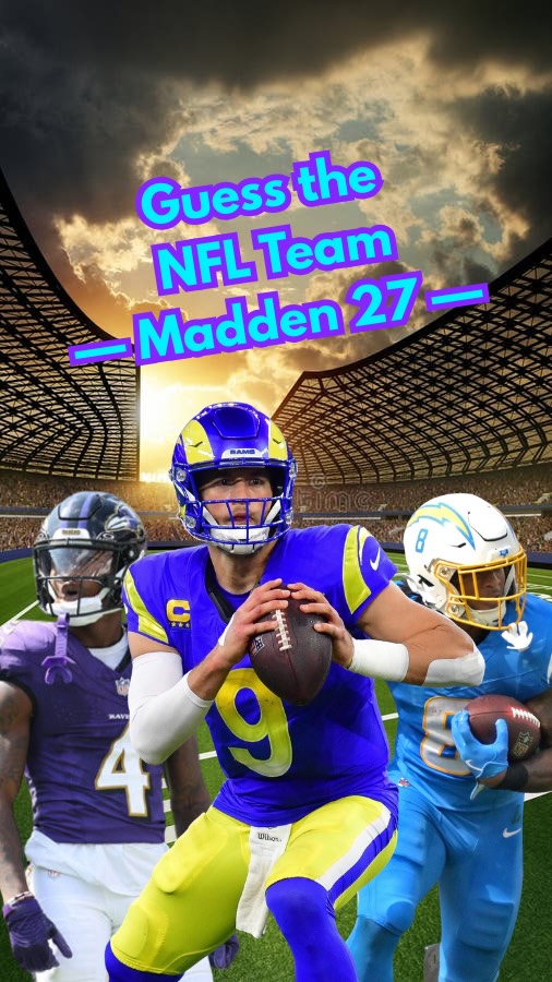 Guess the NFL Team based on Madden 27 ratings #acshear #madden #madden27 #guessthenflteam #maddenratings