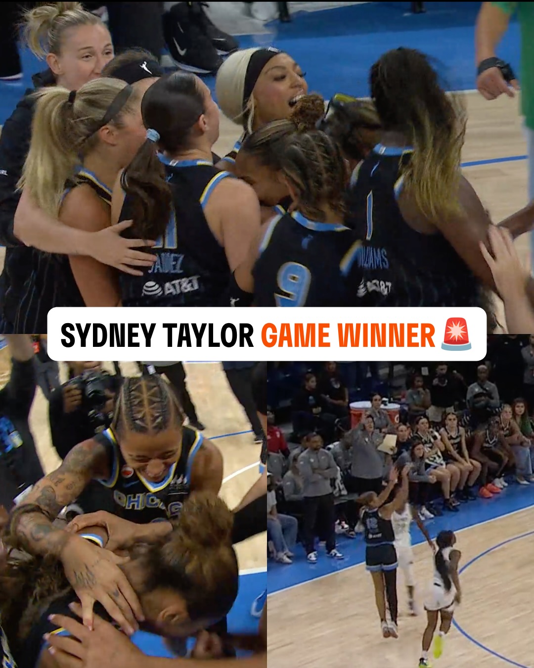 RUN THIS BACK 🔁

Sydney Taylor delivered the game winner as the @chicagosky stormed back to defeat the Aces, 84-83!

▪️ 29 PTS
▪️ 13 PTS in the 4Q
▪️ 18 PTS in the 2H
▪️ Game-winning 3PM with 0.9 seconds left

Chicago outscored Las Vegas 29-18 in the fourth quarter.

#WNBASeason30