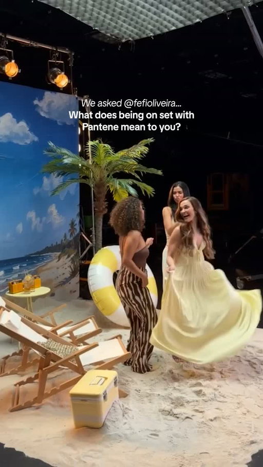 dreams really do come true… 🥹 
Pantene 💛s @fefioliveira