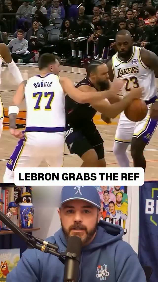 LeBron James was livid after Dillon Brooks swatted the ball in his direction 

#lakers #76ers #lebron #sports #basketball