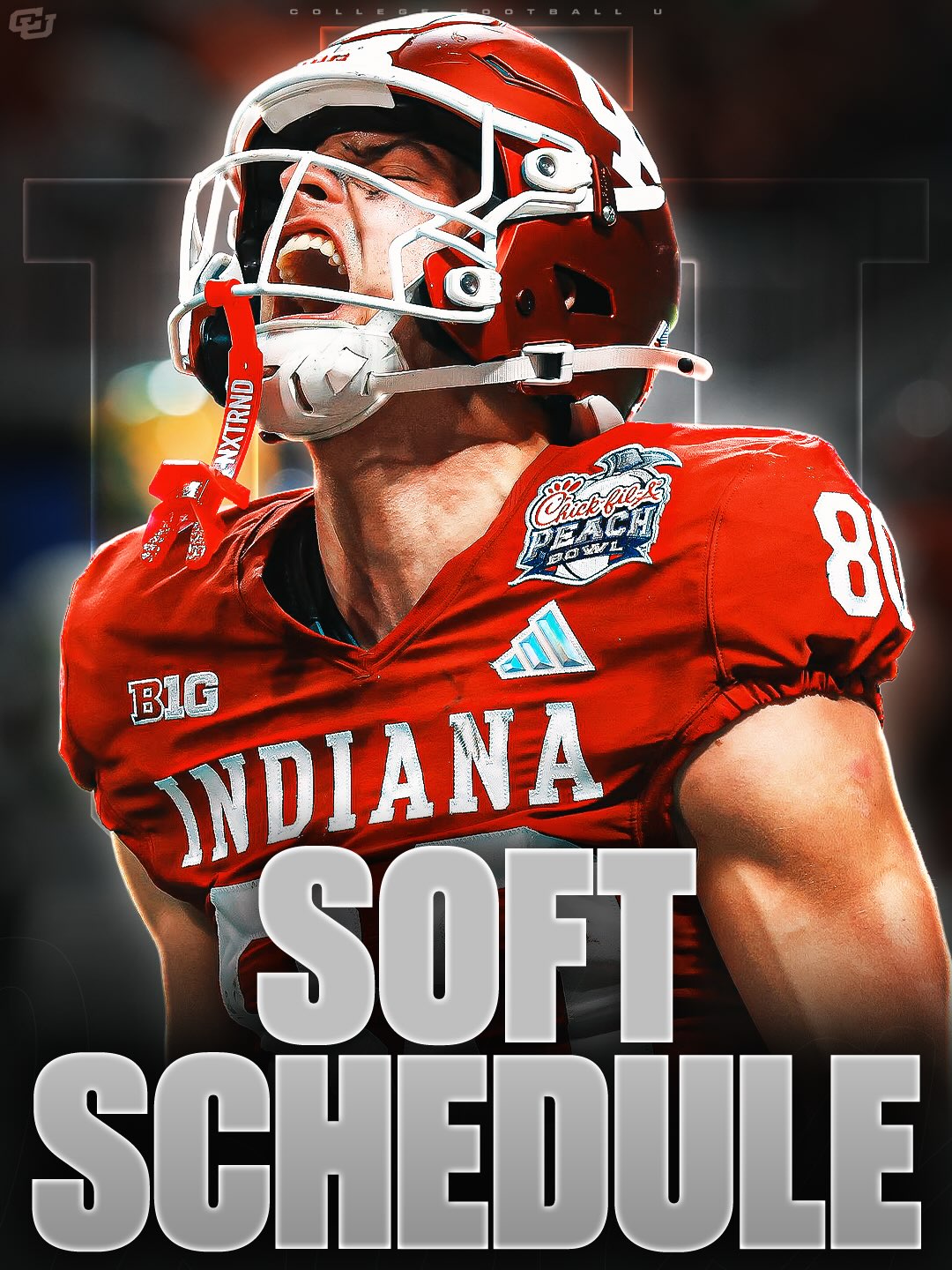 NEW: People are continuing to hate on Indiana’s schedule for the 2026 season 🤬

Indiana has just one game this season where ESPN projects the Hoosiers to lose: Ohio State. 🌰 

Despite that, plenty of critics especially from SEC country, continue to dismiss Indiana’s schedule as a cakewalk.

They said the exact same thing last season.

All the Hoosiers did was dominate nearly every opponent they faced, make a run through the College Football Playoff, and capture the national championship. 

Now the expectations are even higher. Whether Indiana can prove the doubters wrong again will be decided on the field.

What will their record be this season? ⬇️