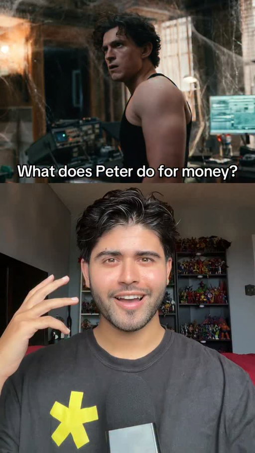 What does Peter Parker do for a living? 😭 
Follow @LiamLovesMovies🍿 

#spiderman #spidermanbrandnewday #marvel #tomholland #mcu