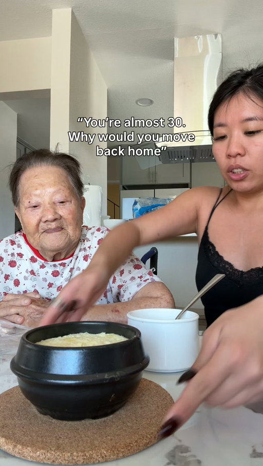 5 months ago, I moved in with my dad, and my 96yo grandma & aunt moved in with us so we could help care for her

And yes I’m turning 30 this year, a lot of my friends are moving out, I chose to move back home

Spending time with my family here has brought up strange mix of nostalgia and regret…My grandpa and uncle both passed away too early assuming I’d have more time

Time is the most valuable thing we have so now I’m choosing to spend the time I have while I still can

So yeah I moved home at 29 and this is why