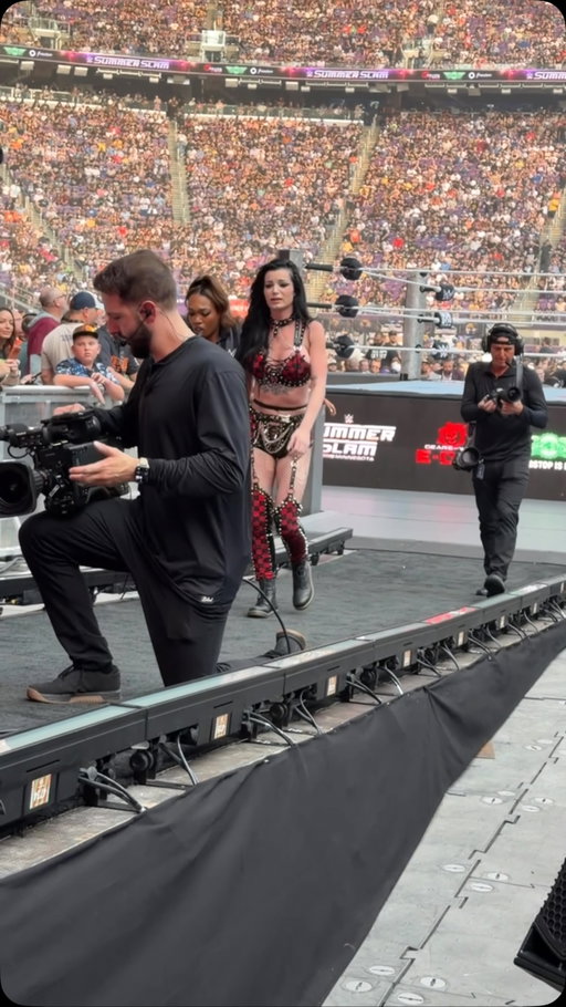 Paige was really upset she got turned on #WWE