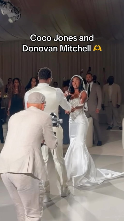 So happy for these two 💗 (via @tpizzzle)

#nba #cocojones #donovanmitchell #couplegoals