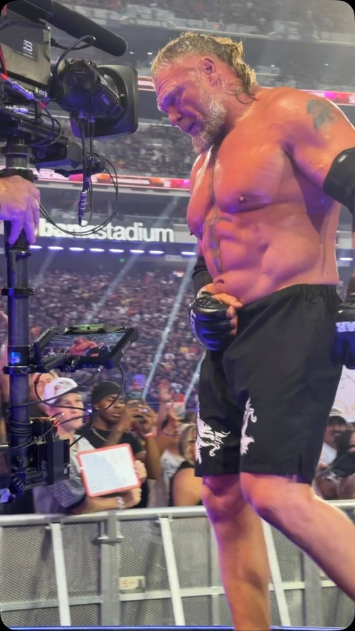 Brock Lesnar final walk off? #WWE