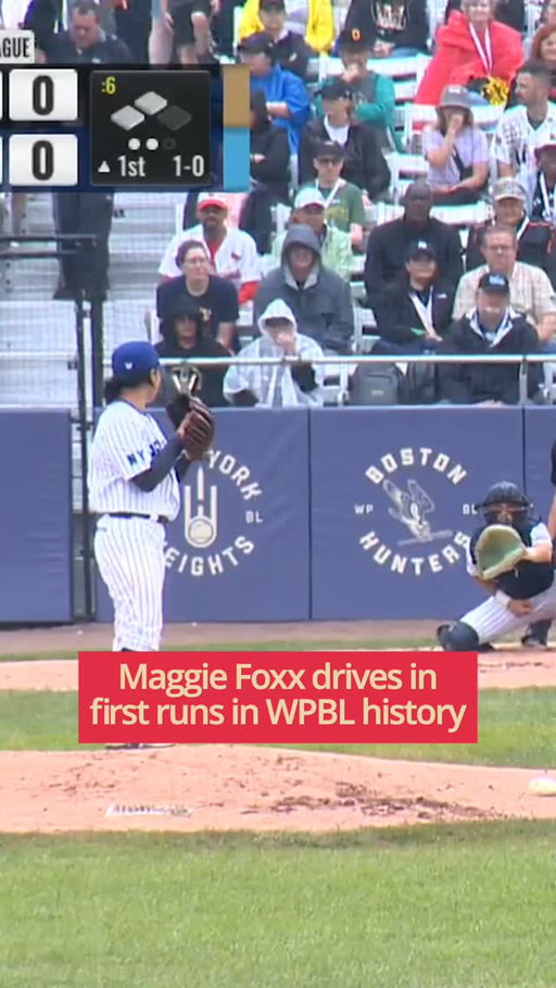 The first RBIs in WPBL history belong to Maggie Foxx as she lines one to left to bring in Mo'ne Davis and Ashton Lansdell.