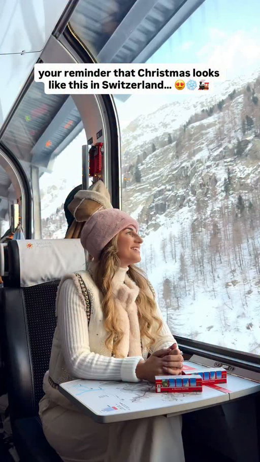 SAVE this for your Christmas adventures 🚂❄️😍 

One of the most magical winter train journeys you can take in Europe! ❄️✨

📍 Bernina Express (Italy/Switzerland) 

⏰ 4 hour journey

Bernina Express | Christmas | Switzerland | train travel | Europe travel | train 

#switzerland #berninaexpress #traintravel #train #travelswitzerland wintertravel