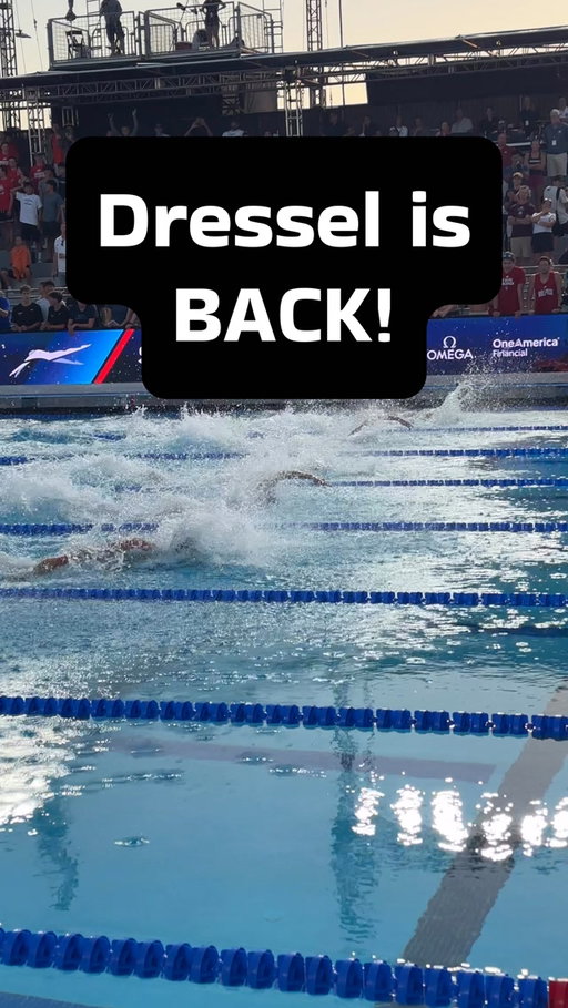 @caelebdressel takes the 50 free with a 21.35! 

Is he officially back…