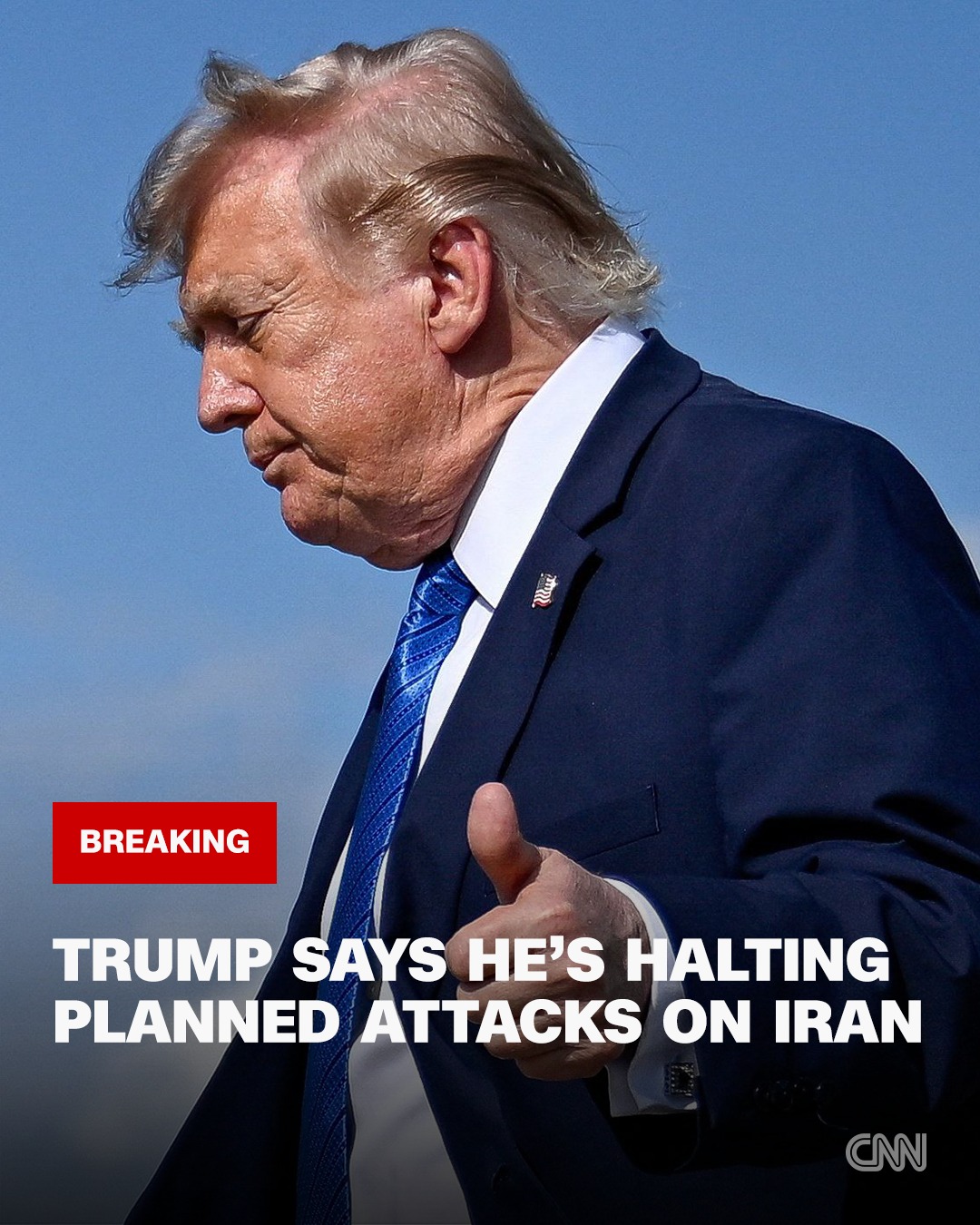The president said he agreed to requests from Iran and other Middle Eastern countries to cancel the attack, citing progress in talks. 

Follow live updates at the link in bio. 

📸: Daniel Heuer/Reuters