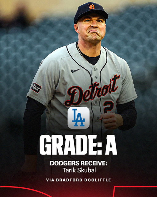 Multiple MLB teams were in on the two-time American League Cy Young winner, but the Los Angeles Dodgers got the deal done for Tarik Skubal ✍️ 

Full break down from ESPN's Bradford Doolittle in bio 🔗