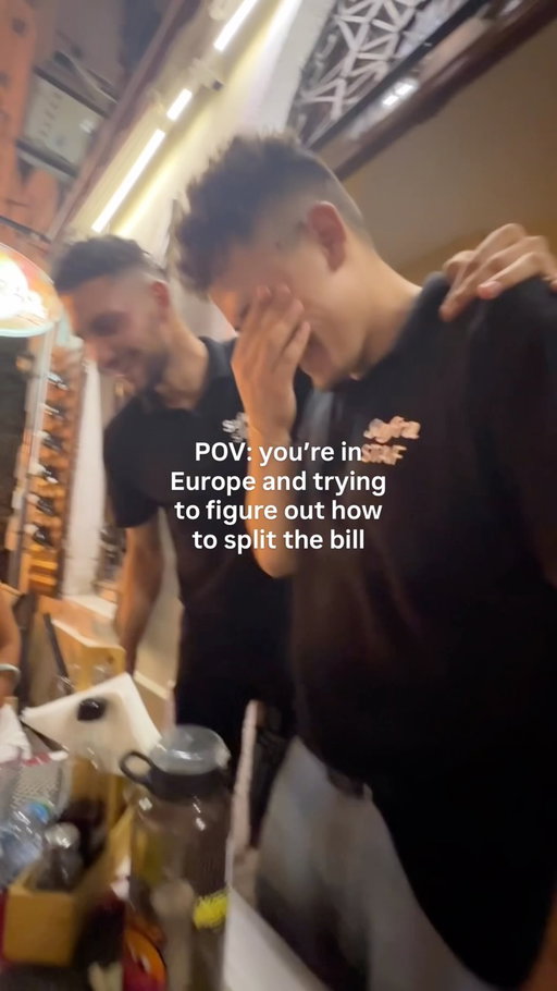 Is this not like a universal traveler experience in Europe??

We (unfortunately lol) went through this quite a few times over the few days we spent together.. and I even asked one of our waiters if this happens often and he looked at me with the straightest face and said “no.” 😭😭😭