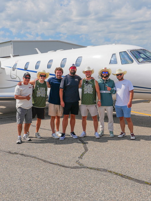 Thank you to my friends for surprising me with an unforgettable bachelor party! And congratulations to the Matthees! Excited for the wedding to come with @alexisengkjer