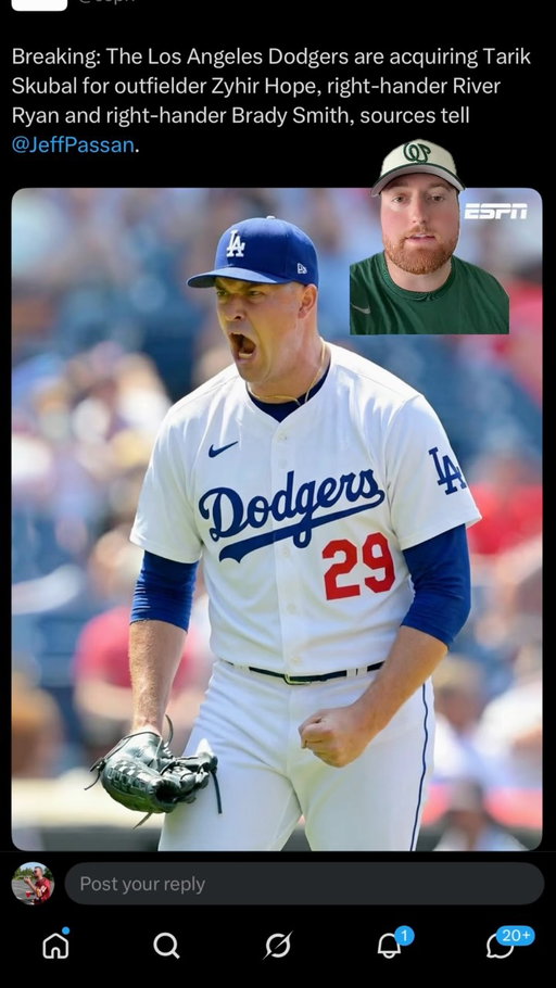 Is baseball cooked? 🤔 

#mlb #dodgers #baseball #sports