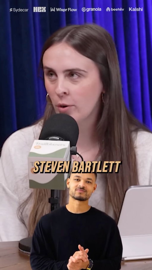 He cold-emailed Steven Bartlett 25 times! That’s how it’s done! 🤝

Comment WATCH to get links to the full @thetrailblazerspod convo!