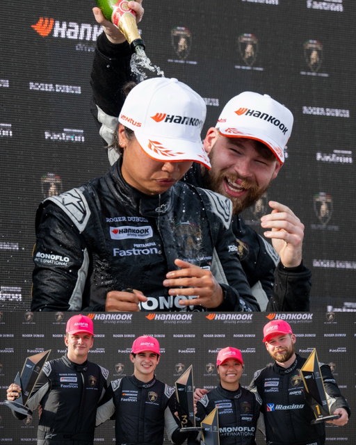 LAST TO FIRST! CANNOT BELIEVE WE’VE DONE IT! P1!!

Incredible weekend for us, finishing P1 in Race 2, P2 in Race 1. A much needed win. Unbelievable drive from my teammate @chloechambersracing to get the win after I got forced off and 720’d the car in a straight line on Lap 1. Went from P14 to P10 by Turn 6 on the first lap. Was digging hard to get as many positions as I could back, even passing on pit entry. Got out of the car pretty pissed and thought that we didn’t have a chance but Chloe just kept climbing all the way to first, making the final pass on the outside of Canada corner.

Thank you to @rafaracing.club @rafamartinez812 @iracingofficial @podium1racing @fanatec_official @elgato and everyone following me on this journey for getting me out there. Glad we could bring home the win for everyone involved 🫡🫡