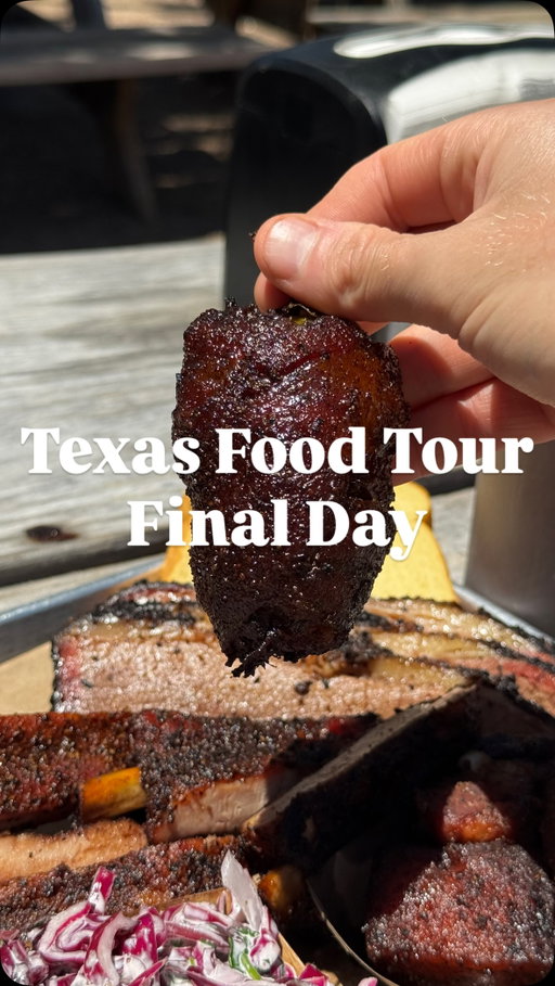 Texas Food Tour: Final Day 🤠 

That’s a wrap on Texas. Thanks for coming along for the ride. I can’t wait to share more food adventures with you all.

Which city should I explore next?

📍 @tacomexlc 
📍 @hurtadobbq 

#texasfood #foodvlog #foodtour #texasbbq #breakfasttacos